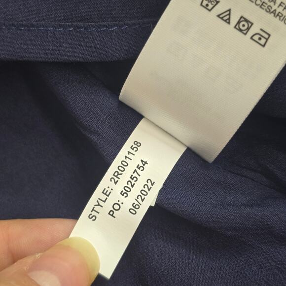 Vineyard Vines Helenium Ruffle Tiered Skirt Deep Bay Floral NWT Size L - Picture 7 of 9